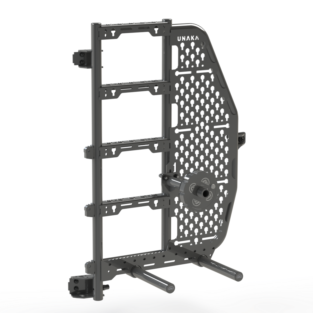 Coming Soon | Rear Ladder System - Tire Carrier - Unaka Gear Co.