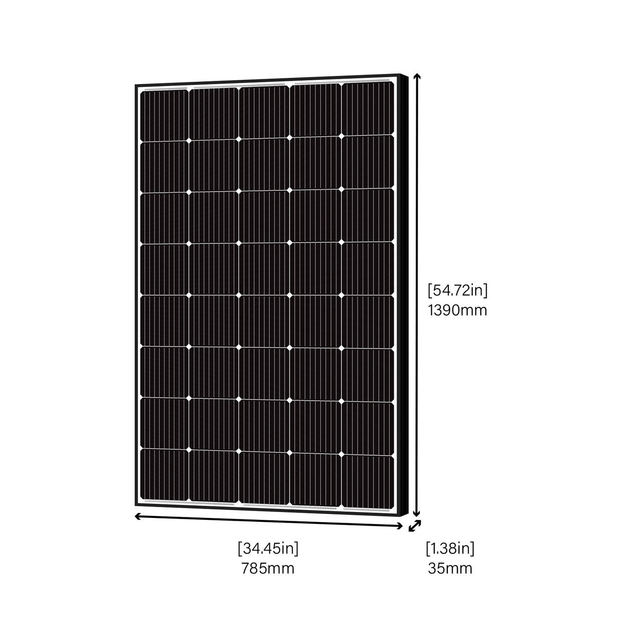 NEWPOWA - 12V SOLAR PANEL - Unaka Gear Co.