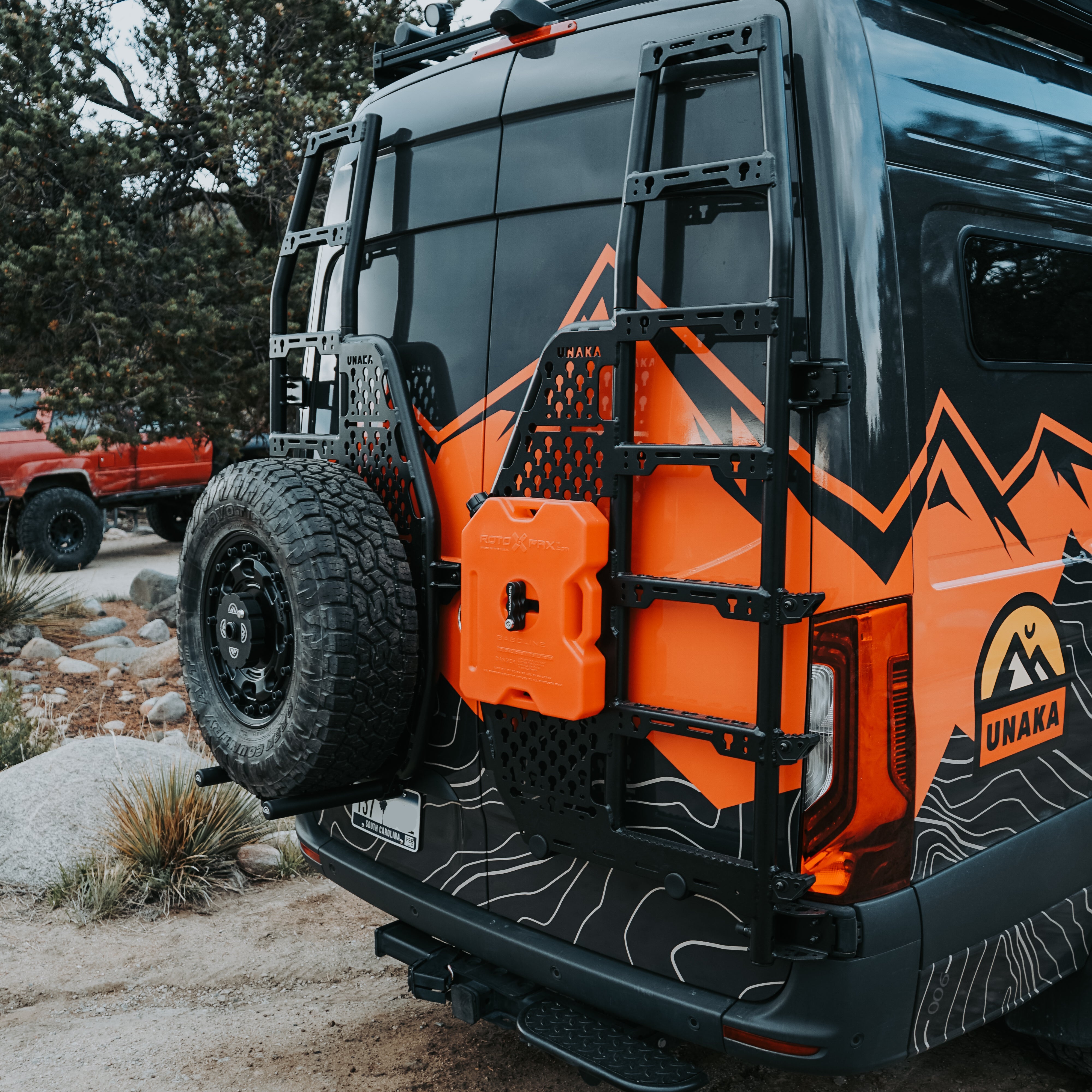 Pre-Order | Sprinter - Rear Ladder System - Ladder Extension - Unaka Gear Co.