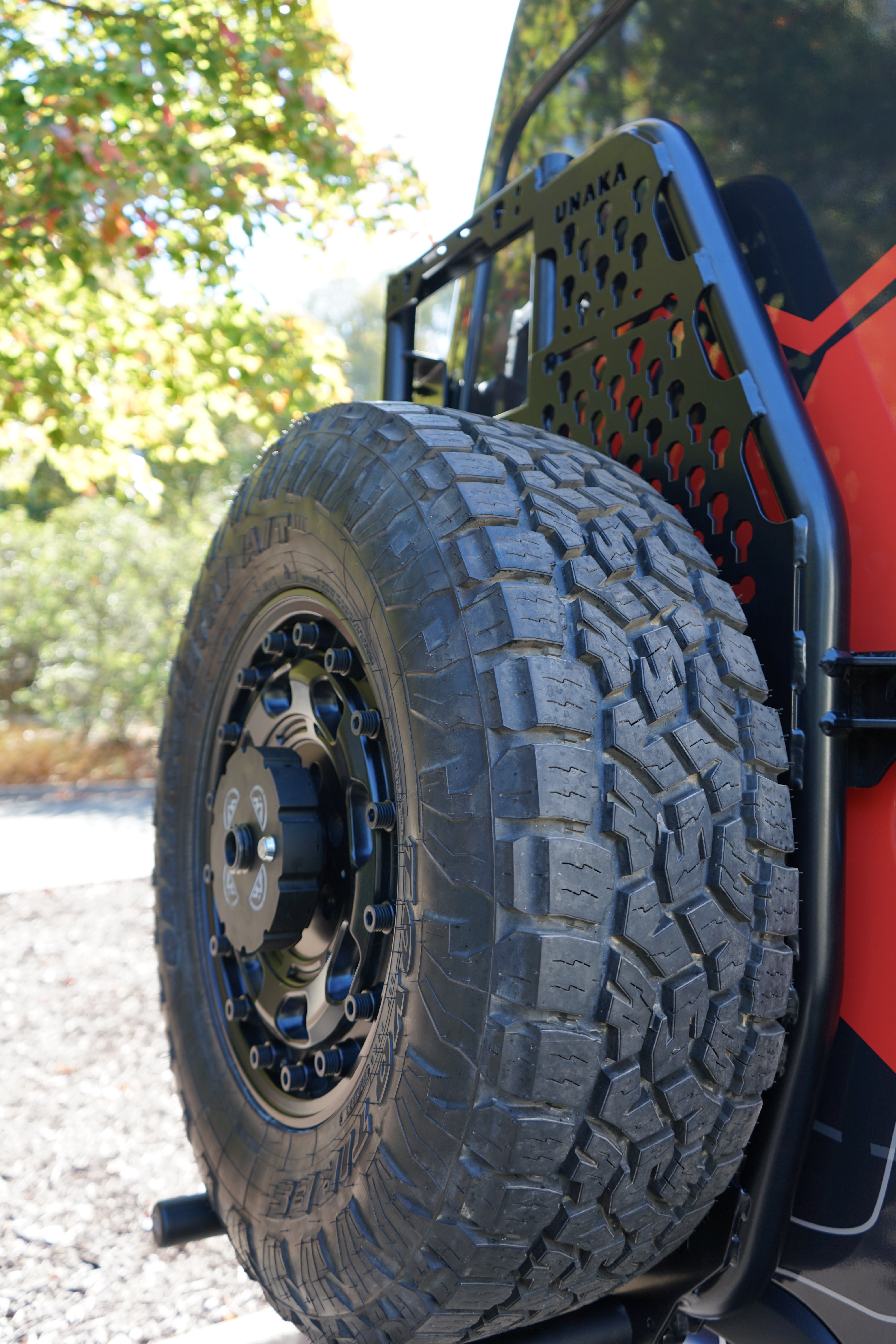 Rear Ladder System - Tire Carrier - Unaka Gear Co.