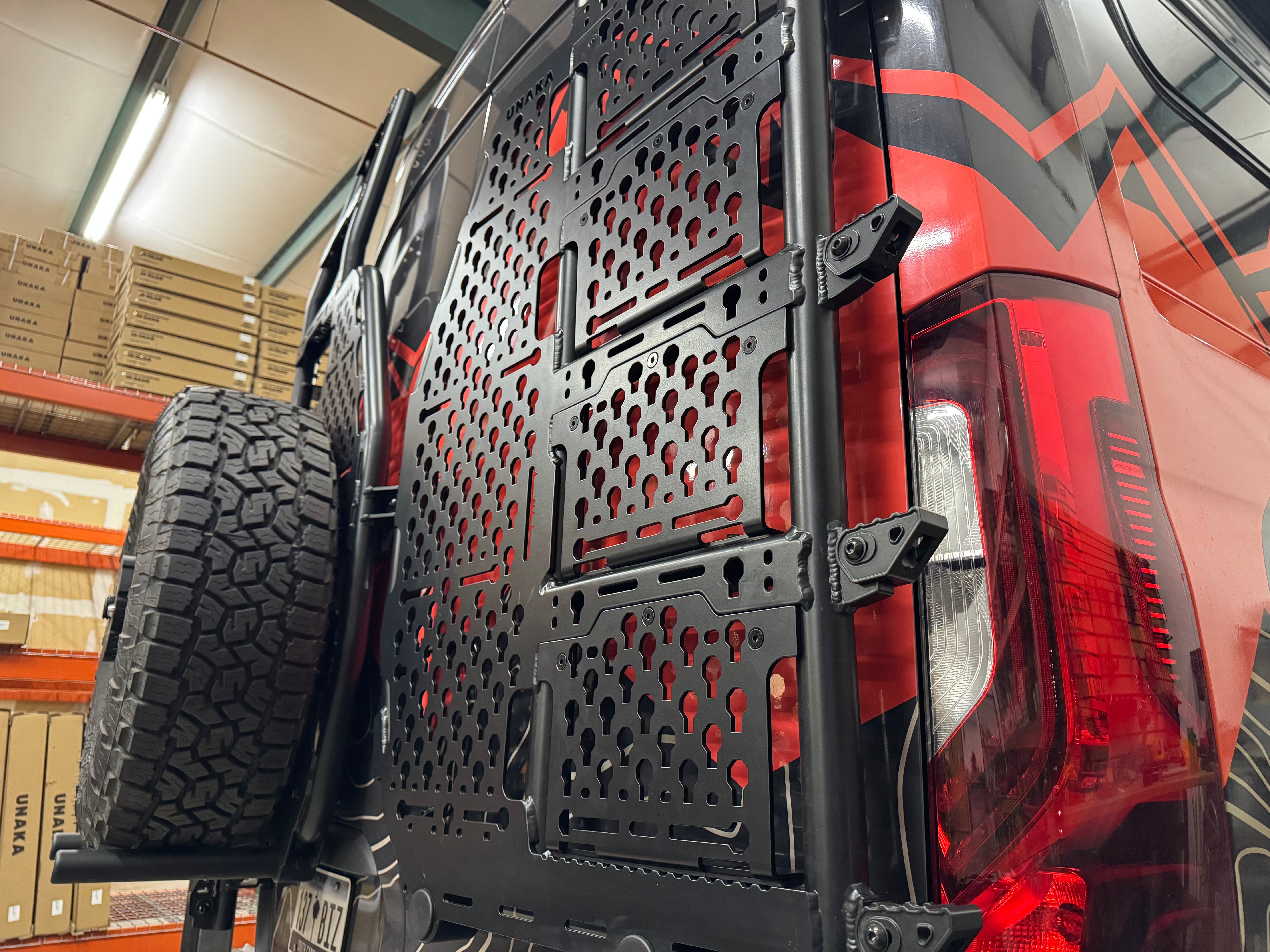 Rear Ladder System - Molle Panels - Unaka Gear Co.