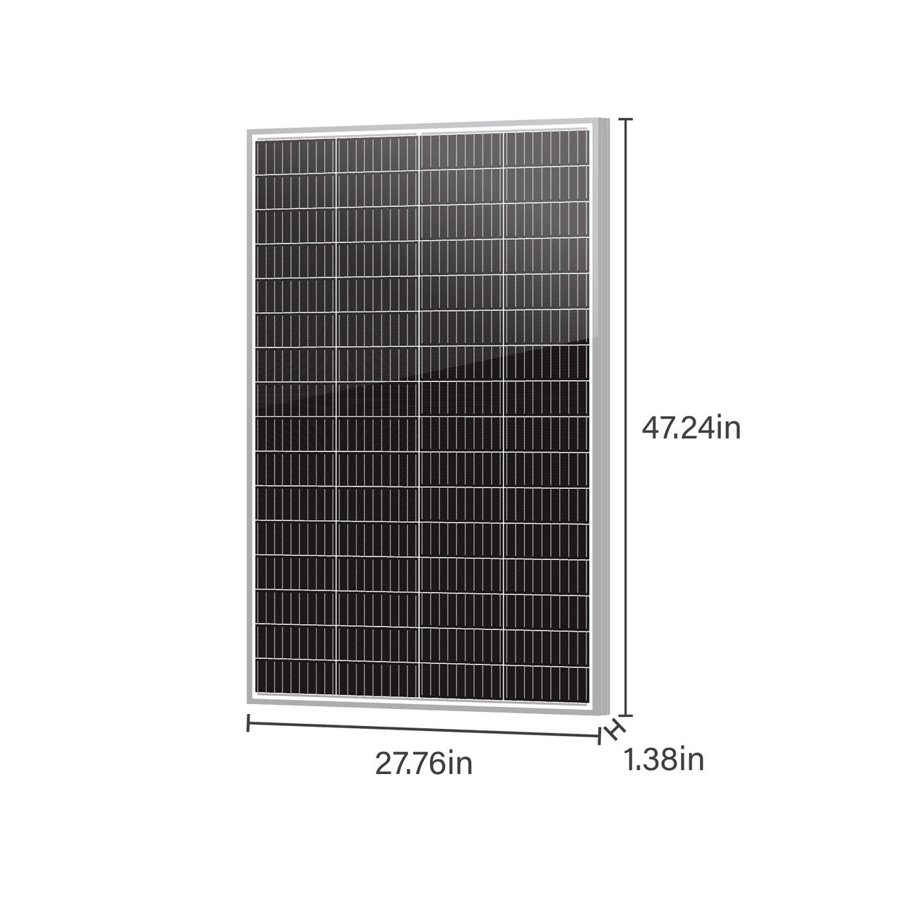 170W 12V Monocrystalline Solar Panel - Unaka Gear Co.