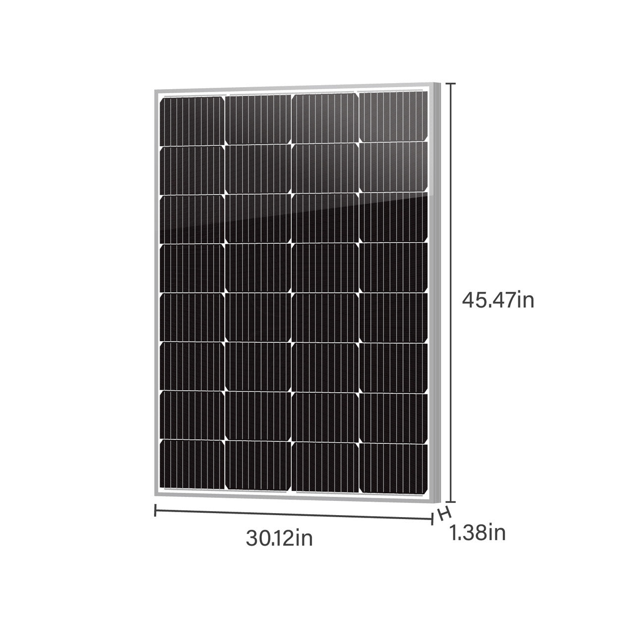 180W 12V Monocrystalline Solar Panel - Unaka Gear Co.