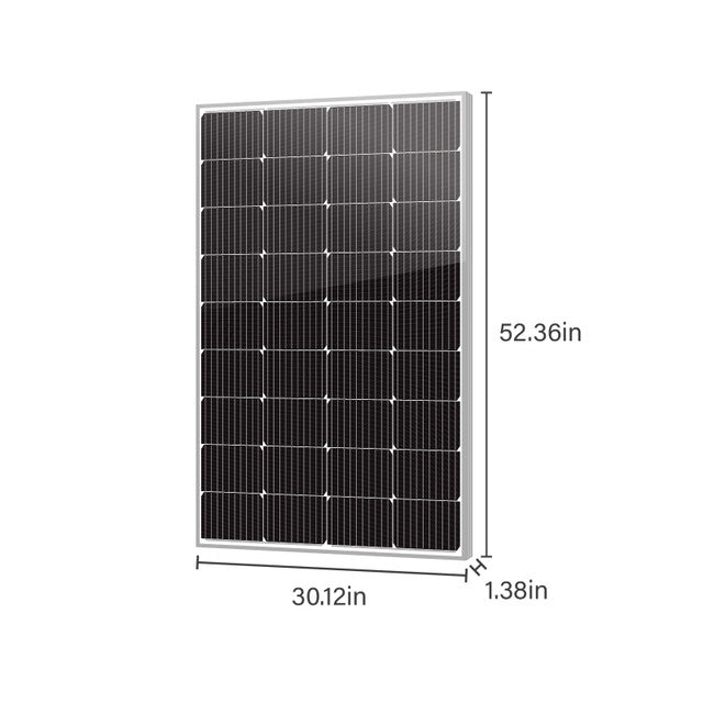 200W 12V Monocrystalline Solar Panel - Unaka Gear Co.