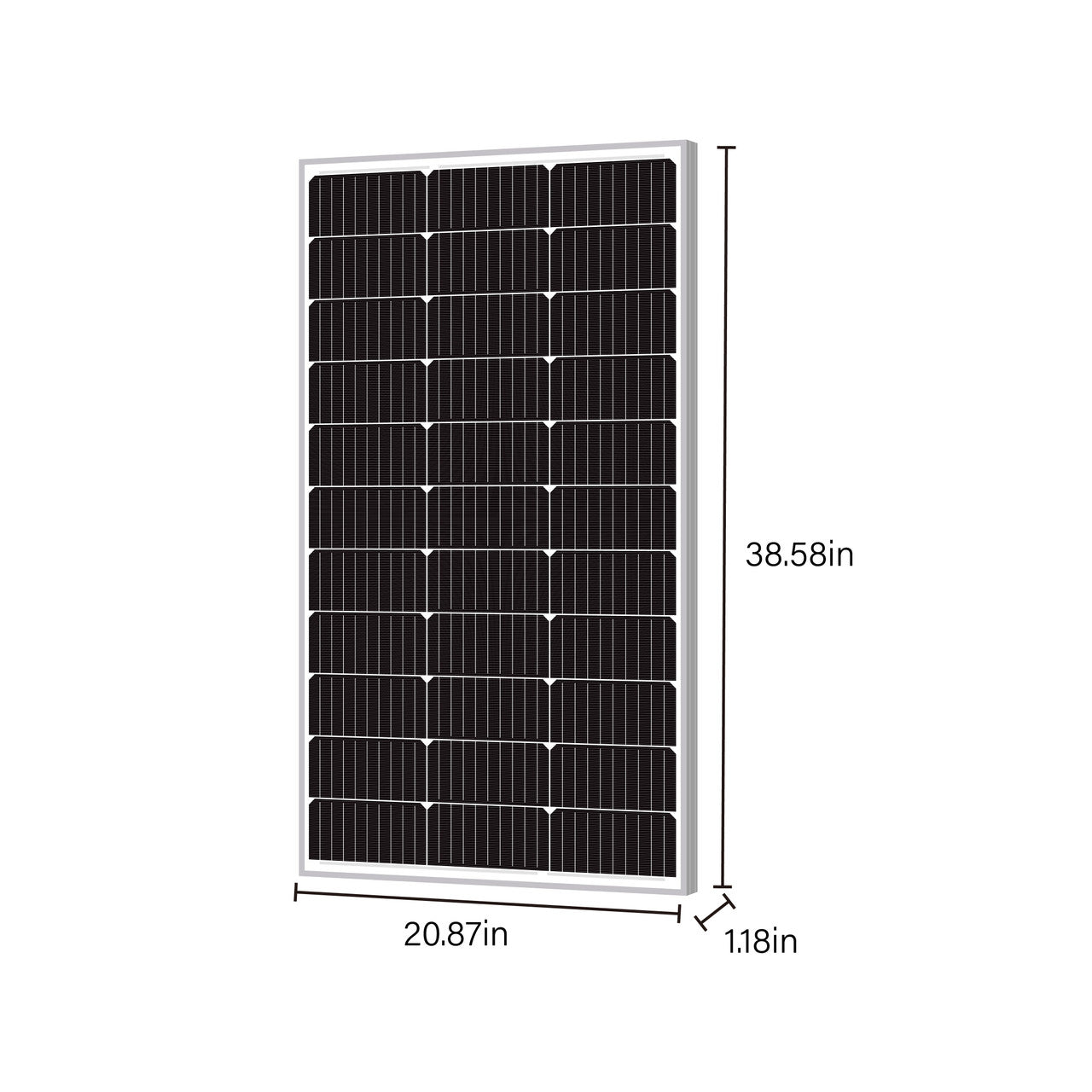 NEWPOWA - 12V SOLAR PANEL - Unaka Gear Co.