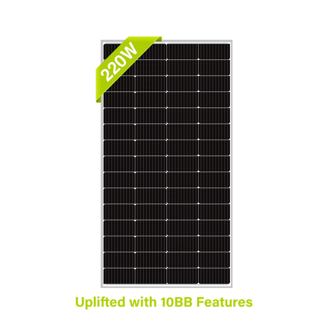220W Monocrystalline 12V Solar Panel - Unaka Gear Co.