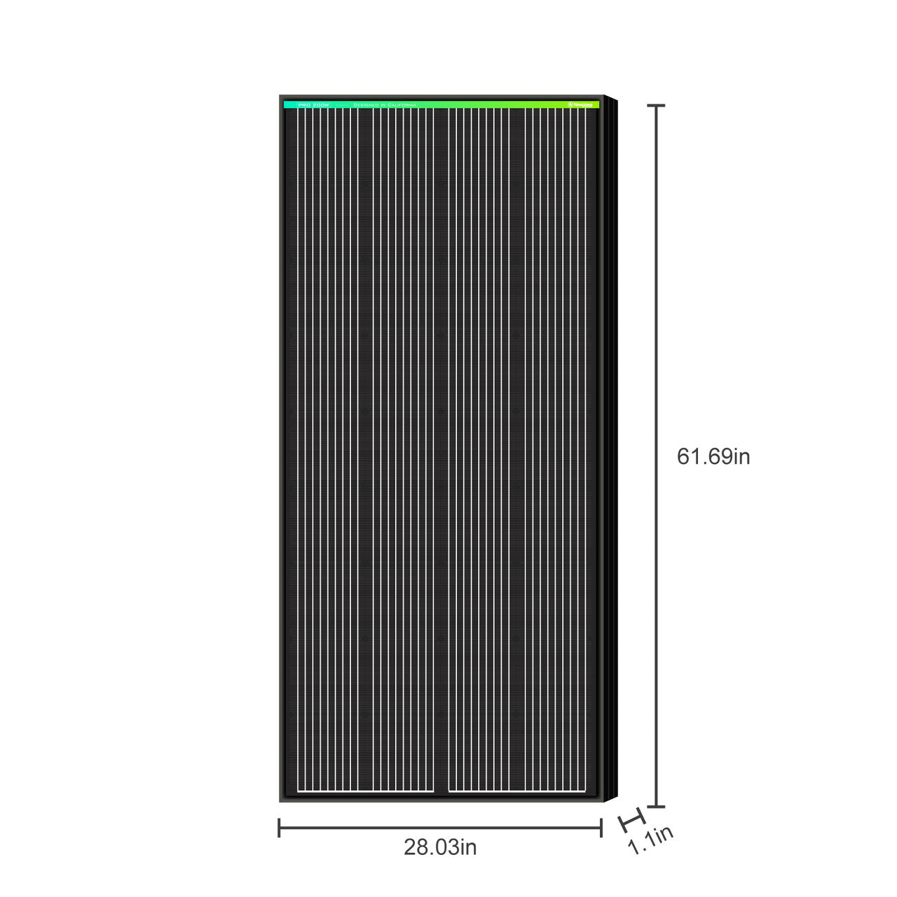 NEWPOWA - 12V PRO SOLAR PANEL - Unaka Gear Co.