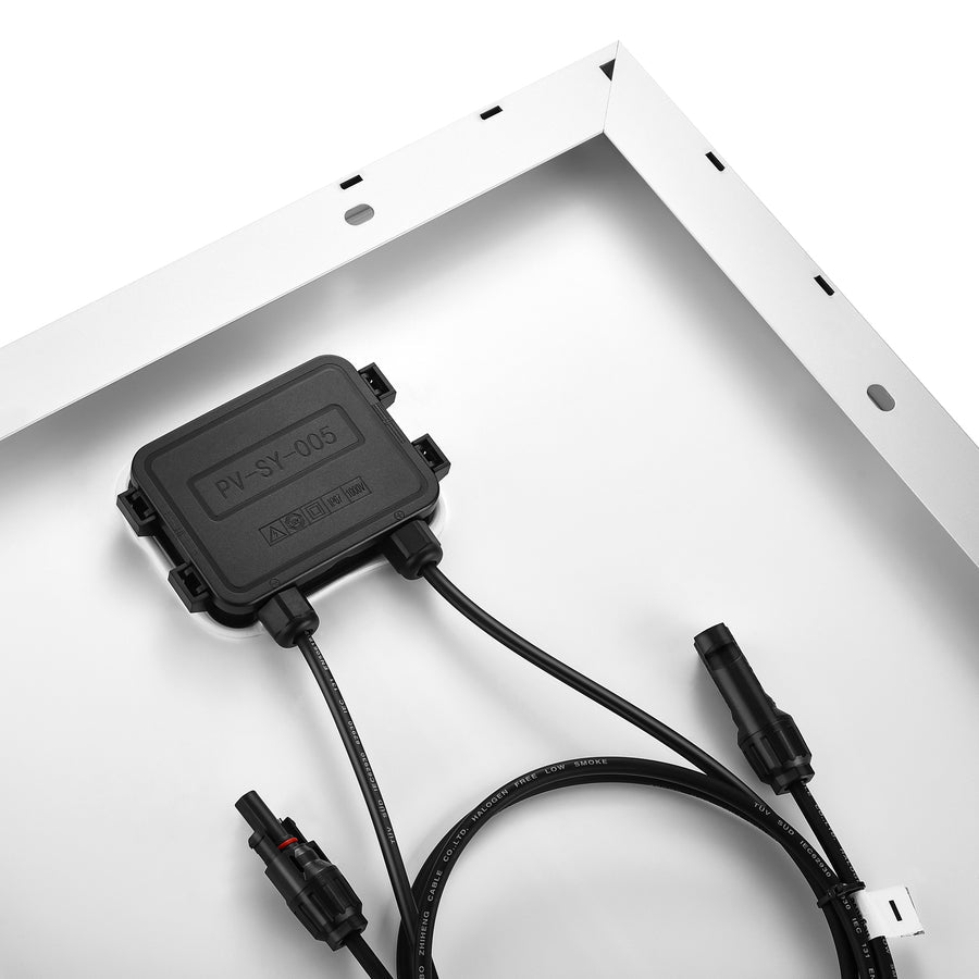 MEGA 130 SLIM | 130 Watt Slim Solar Panel | Compact 12V Narrow Panel for Vans, Campers, Boats | UL Certified - Unaka Gear Co.