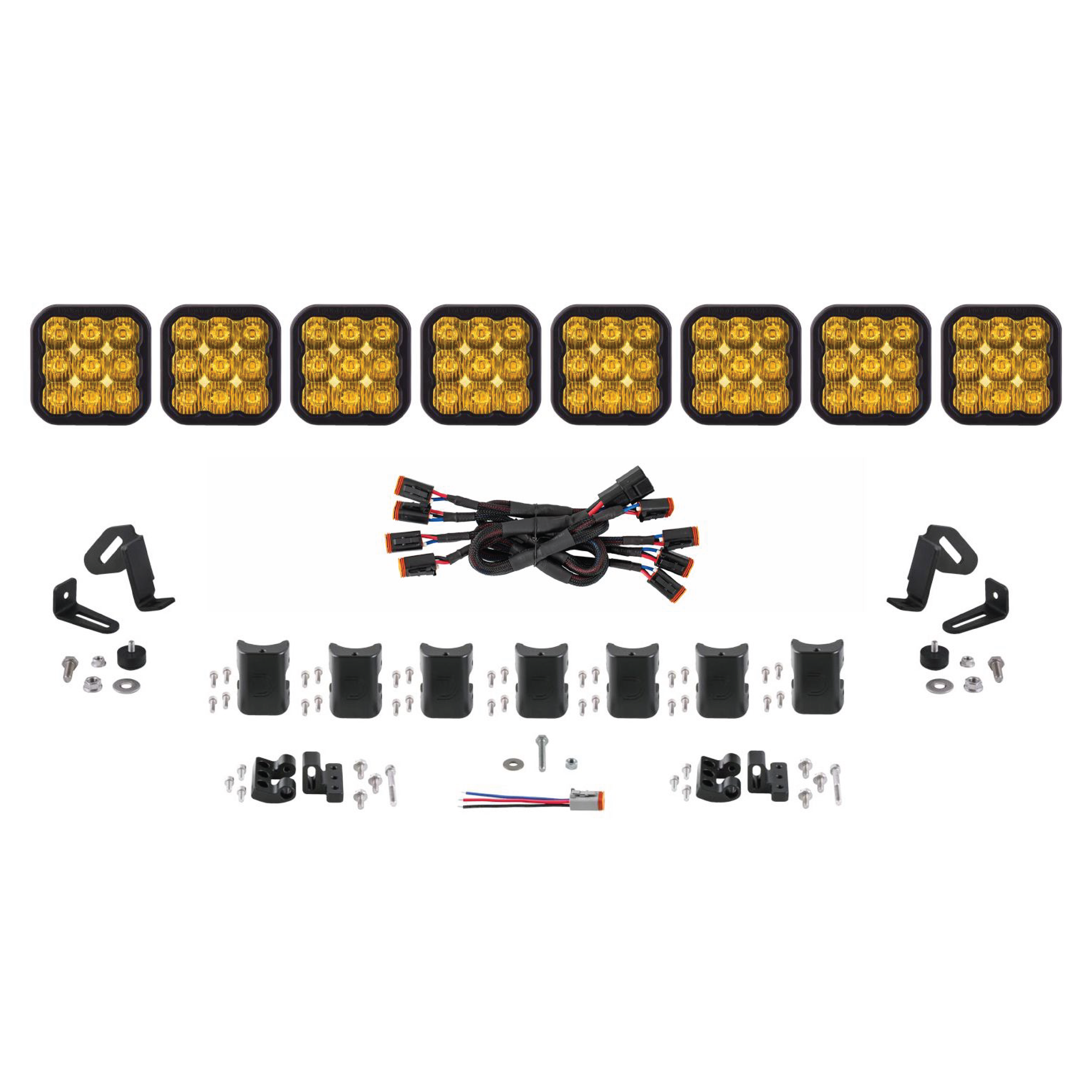DIODE DYNAMICS SS5 CROSSLINK 8-POD LED LIGHT BAR - Unaka Gear Co.