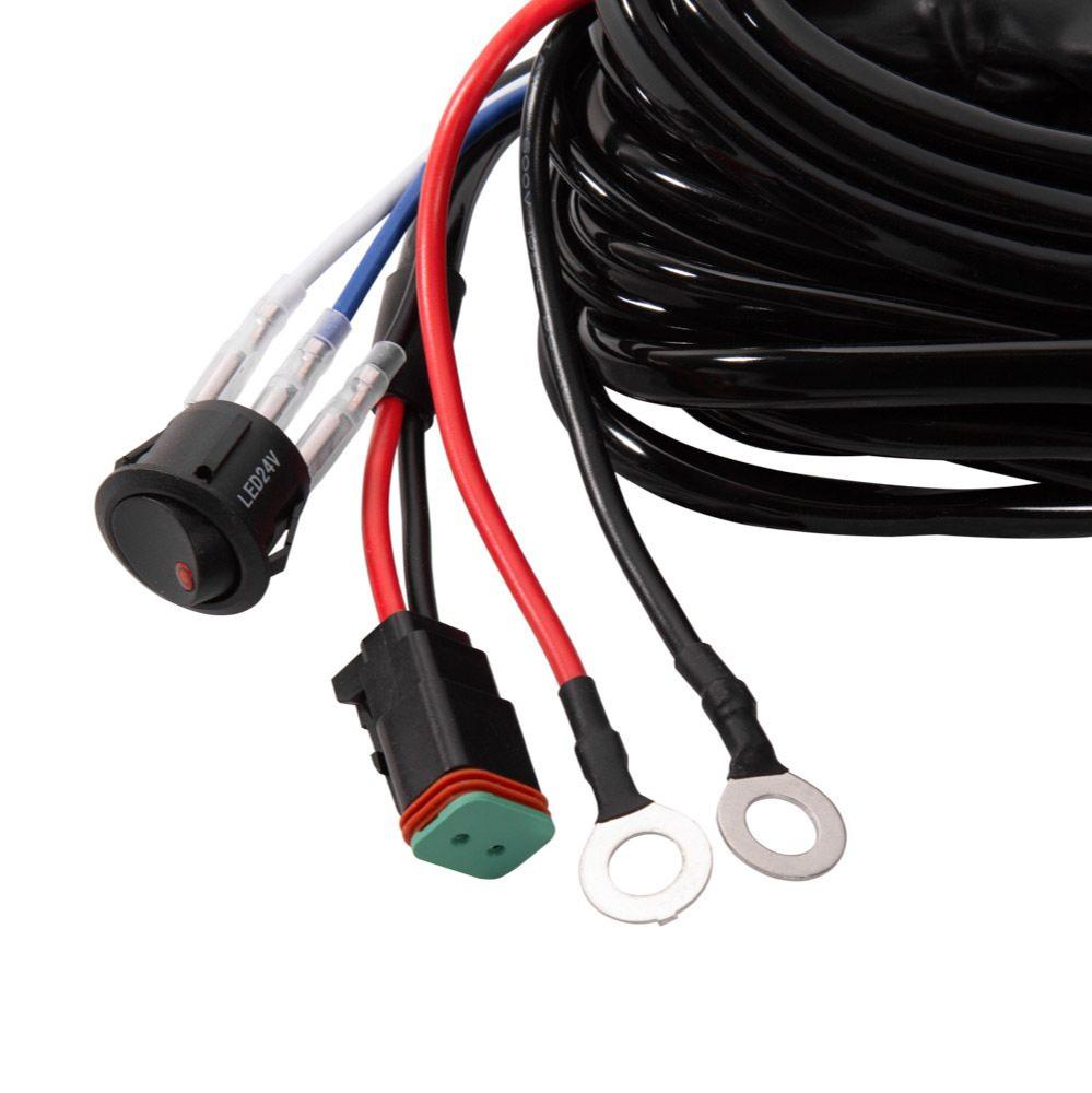 DIODE DYNAMICS HEAVY DUTY SINGLE OUTPUT 2-PIN OFFOAD WIRING HARNESS - Unaka Gear Co.