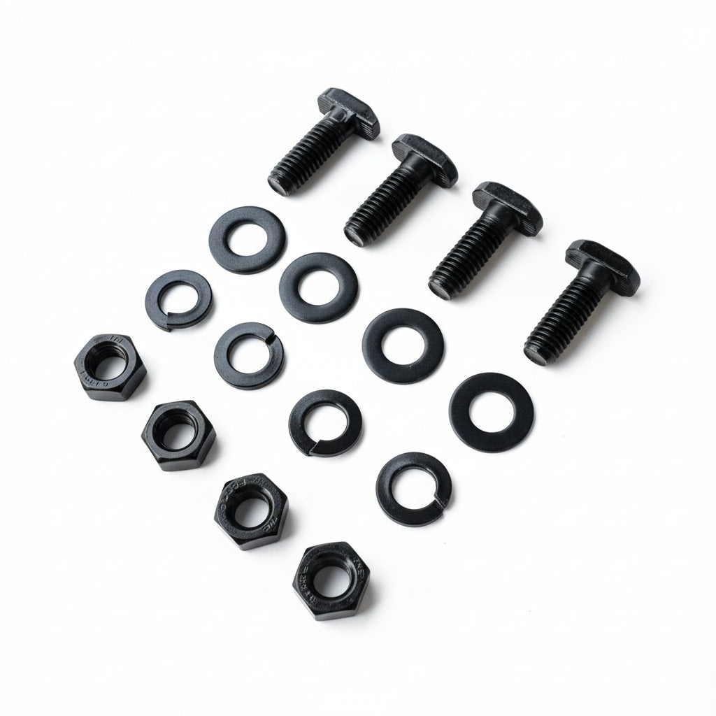 Drop in T-Slot Hammer Head Stud Bolt Kit, Set of 4 - Unaka Gear Co.