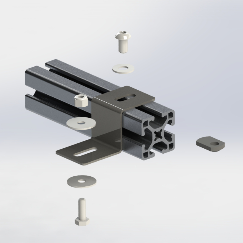 FLUSH MOUNT SOLAR PANEL BRACKETS - STAINLESS - Unaka Gear Co.