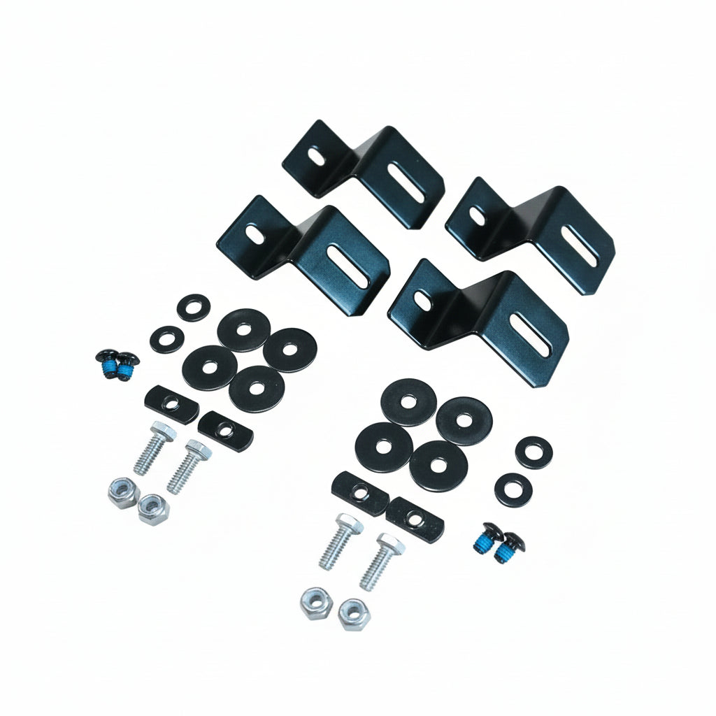 FLUSH MOUNT SOLAR PANEL BRACKETS - STAINLESS - Unaka Gear Co.