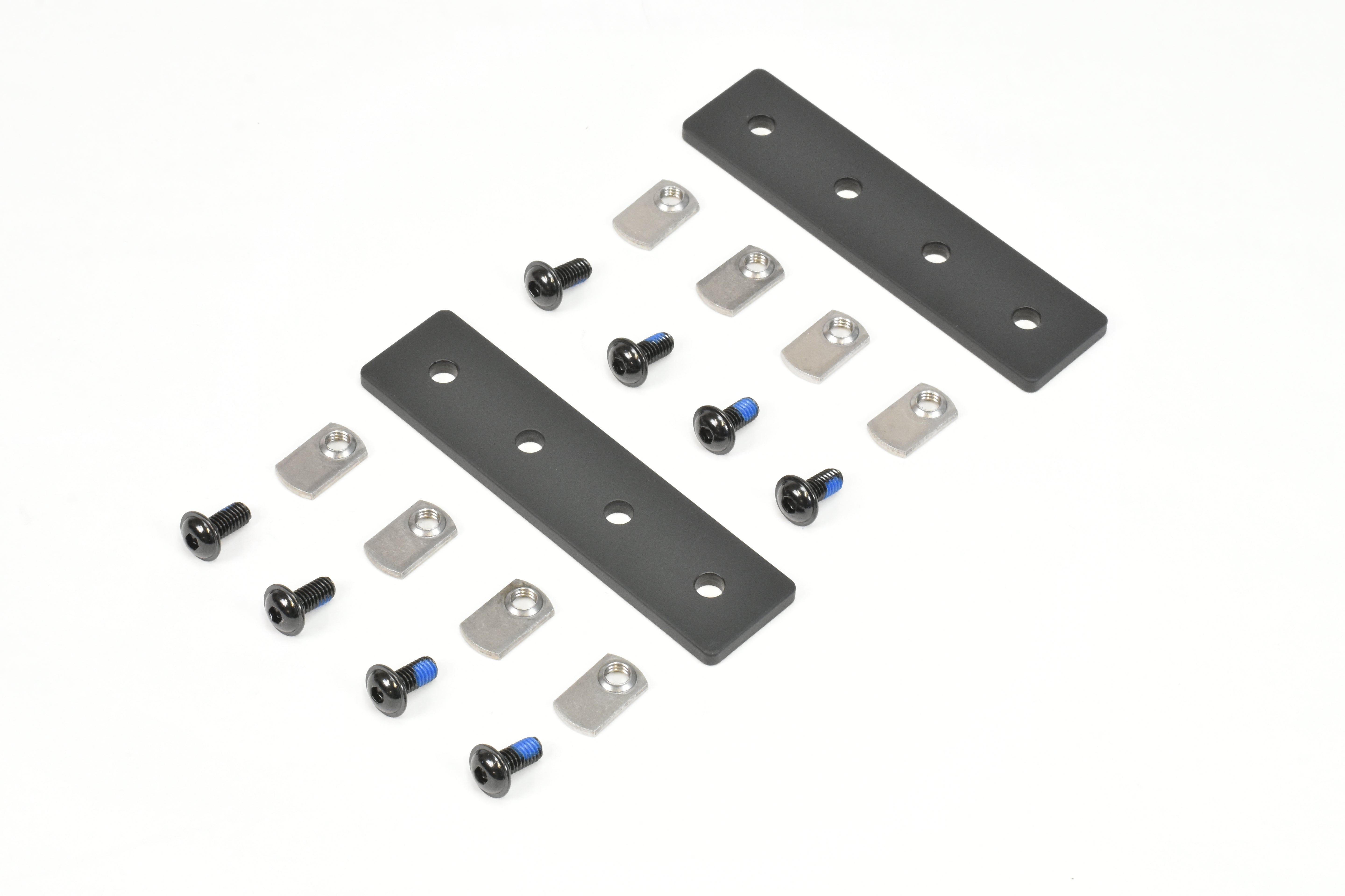 Splice Plate Kit, Set of 2 x 15 Series 4 Hole Flat Plates with Hardware - Unaka Gear Co.