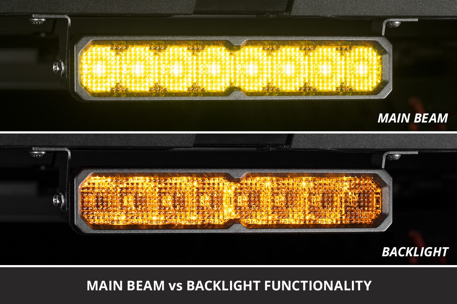 SS50 Yellow LED Light Bar (one) - Unaka Gear Co.