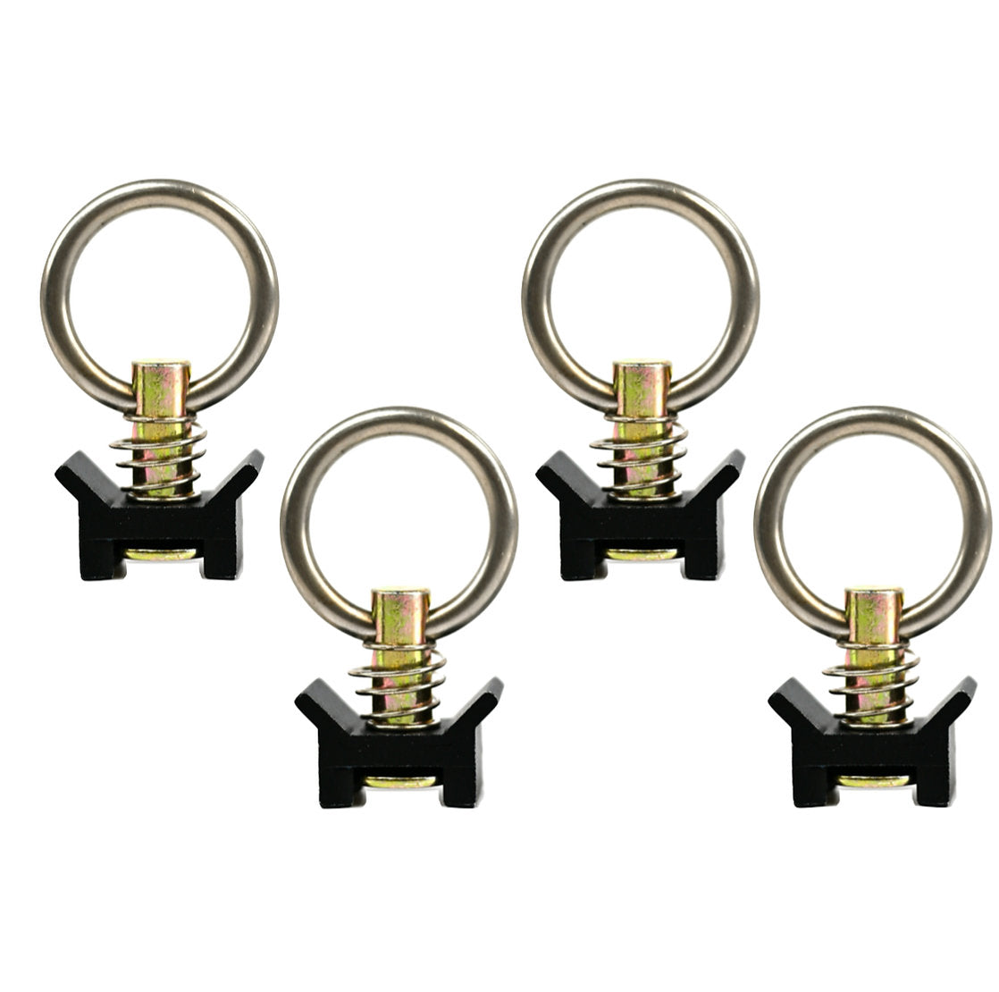 VENTURE L-TRACK ADJUSTABLE SINGLE STUD WITH STAINLESS STEEL RING - Unaka Gear Co.