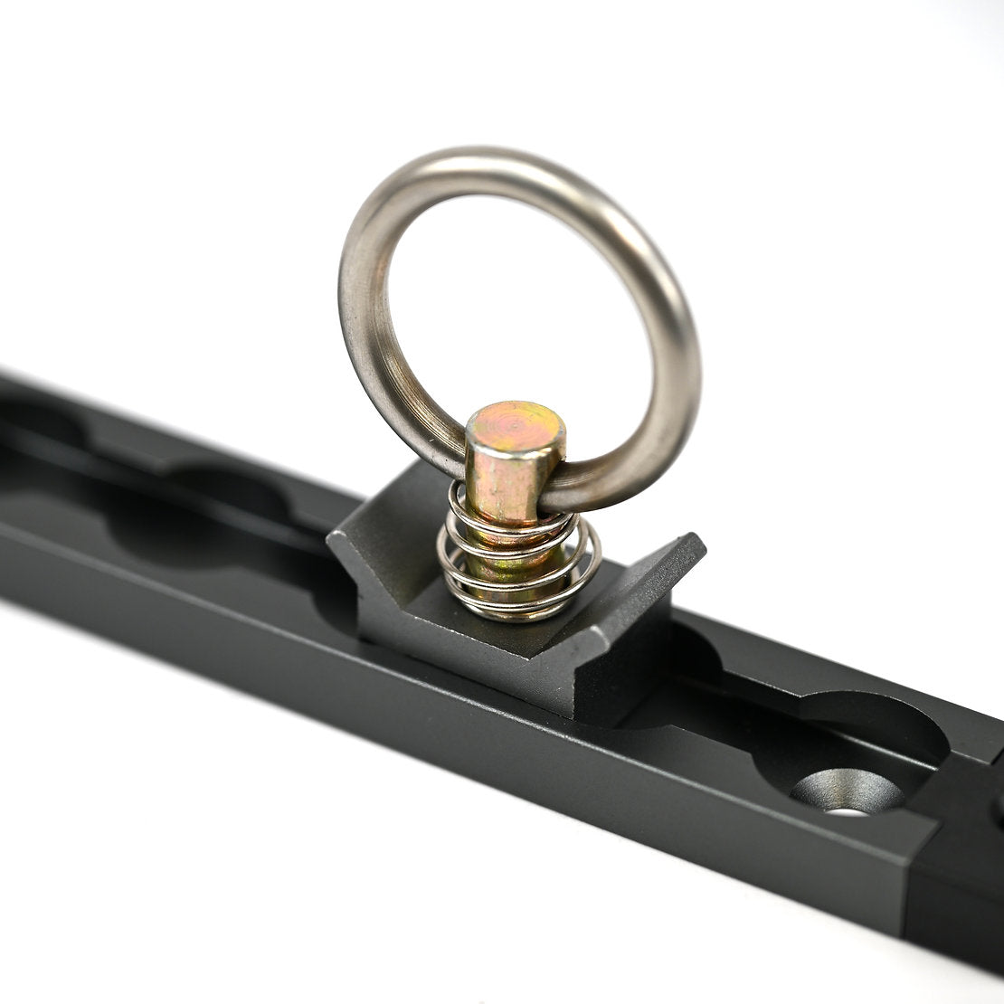 VENTURE L-TRACK ADJUSTABLE SINGLE STUD WITH STAINLESS STEEL RING - Unaka Gear Co.