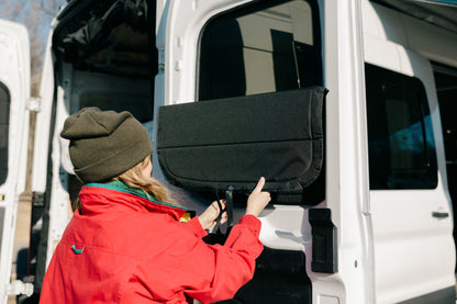 Ford Transit Stealth Rear Door Window Covers (Pair)