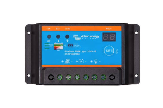 Victron BlueSolar PWM-Light Charge Controller 12/24V-5A [SCC010005000]