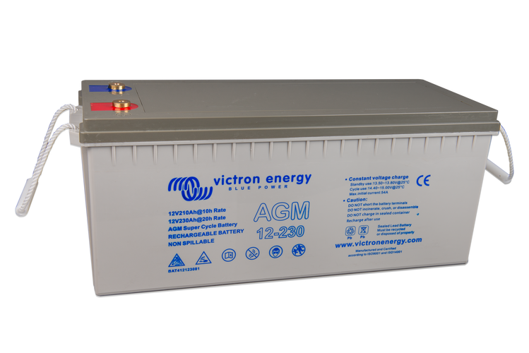 Victron - 12v/230ah AGM Super Cycle Battery M8 [BAT412123081]