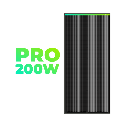 Newpowa - Pro 200W 12V Monocrystalline Solar Panel