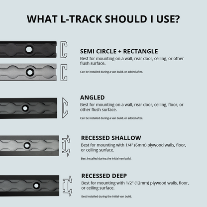 Angled Venture L-Track - 2 Pack