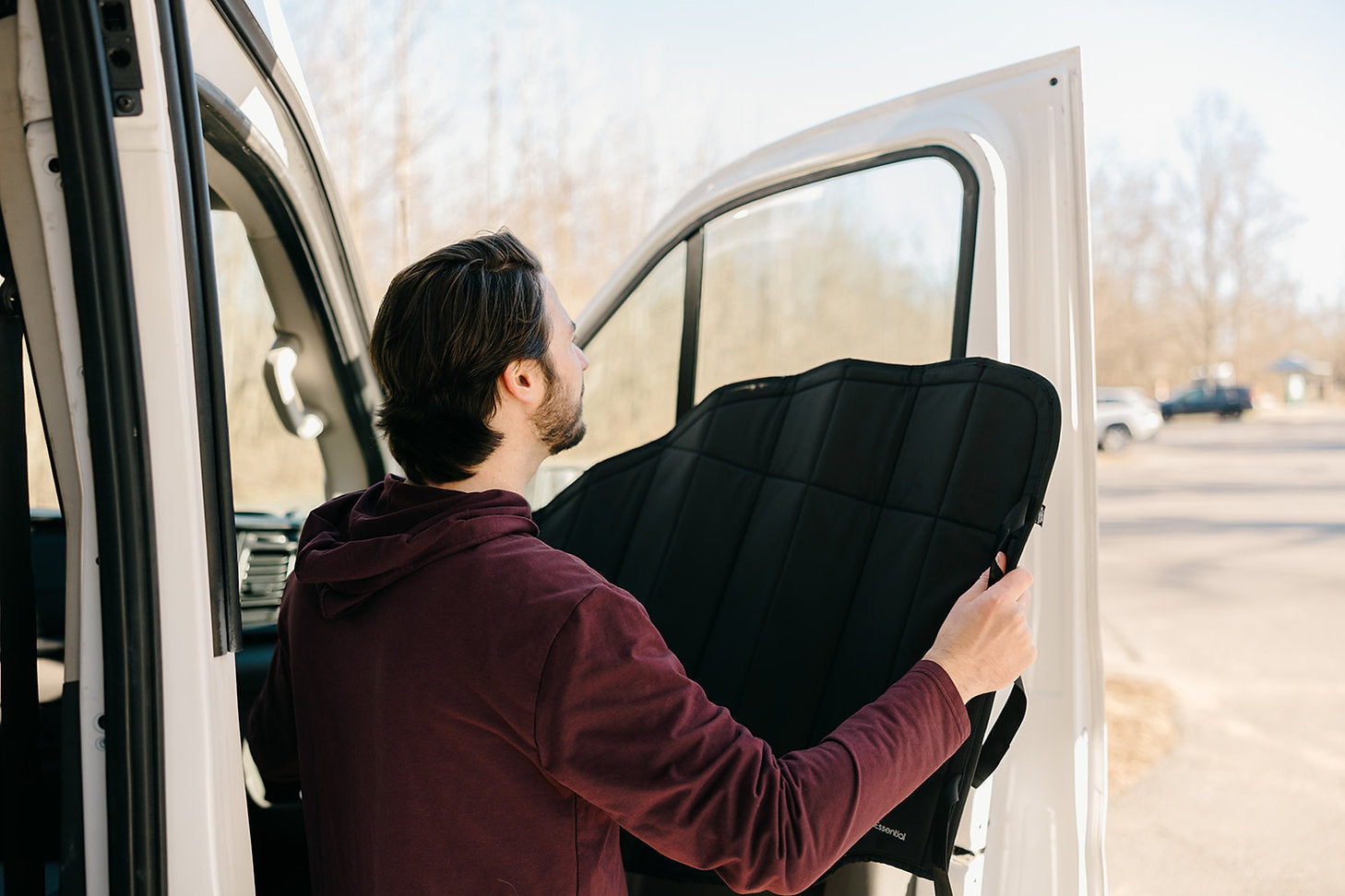 FORD Transit Front Door Window Covers (Pair)