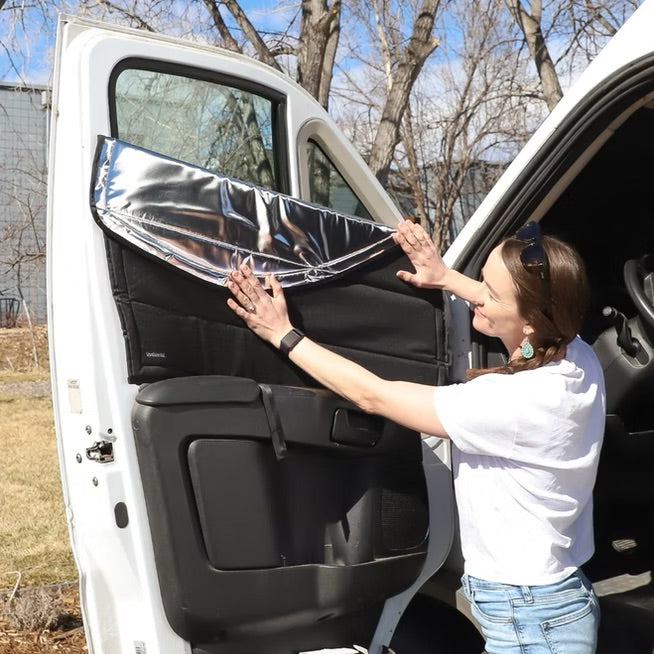 Ram ProMaster Reflective Front Door Window Covers (Pair)