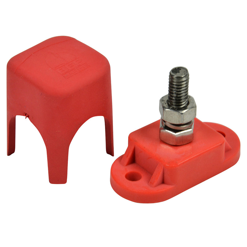 Load image into Gallery viewer, BEP Pro Installer Single Insulated Distribution Stud - 1/4&quot; - Positive [IS-6MM-1R/DSP]
