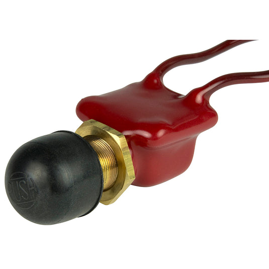 BEP 2-Position SPST PVC Coated Push Button Switch - OFF/(ON) [1001506]