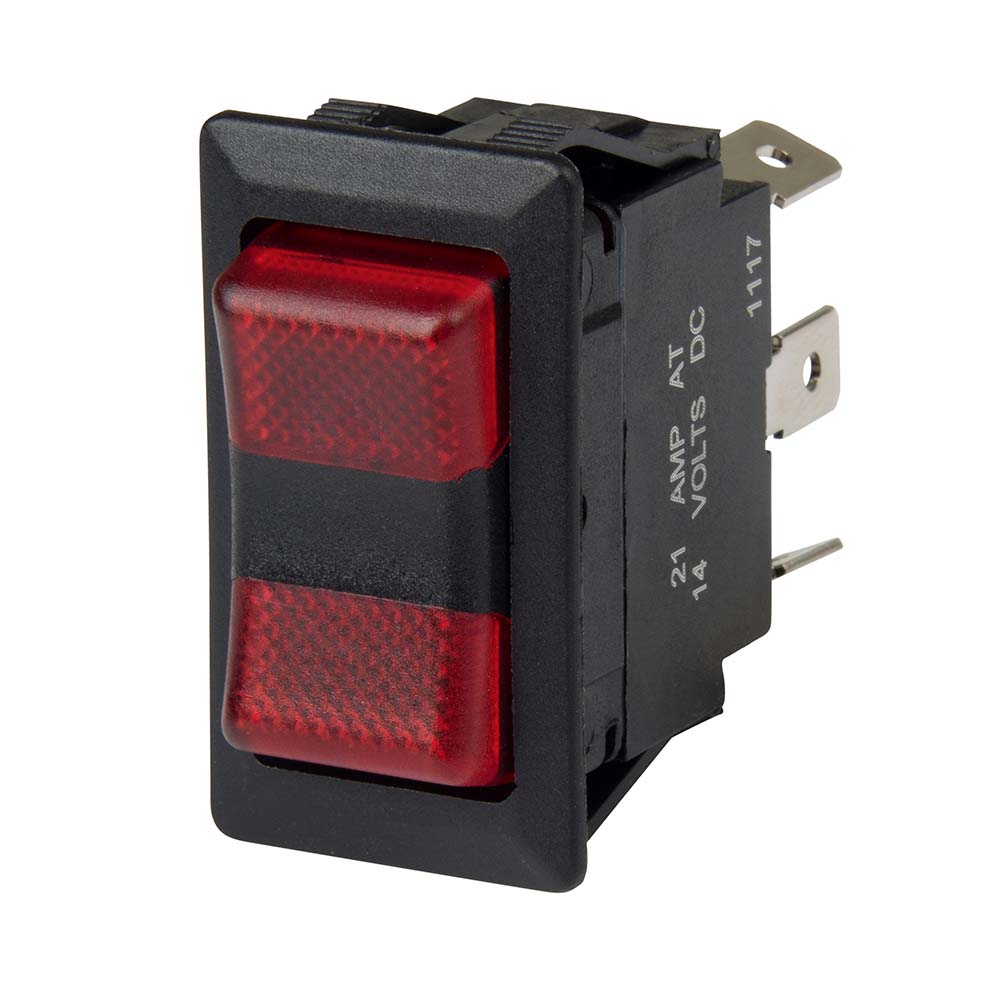BEP SPDT Rocker Switch - 2-LEDs - 12V/24V - ON/OFF/ON [1001715]