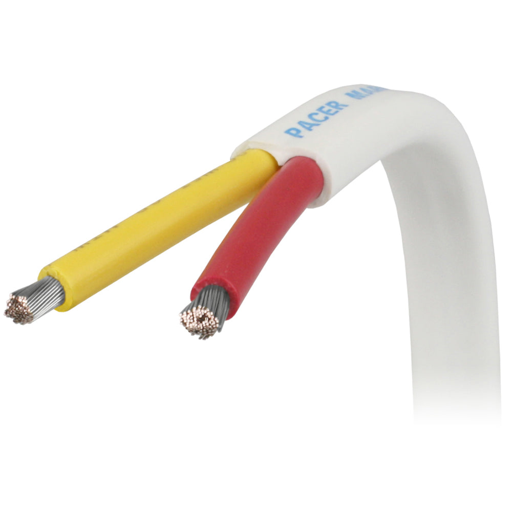 Pacer 14/2 AWG Safety Duplex Cable - Flat Cable - Red/Yellow - 500' [W14/2RYW-500] - Unaka Gear Co.