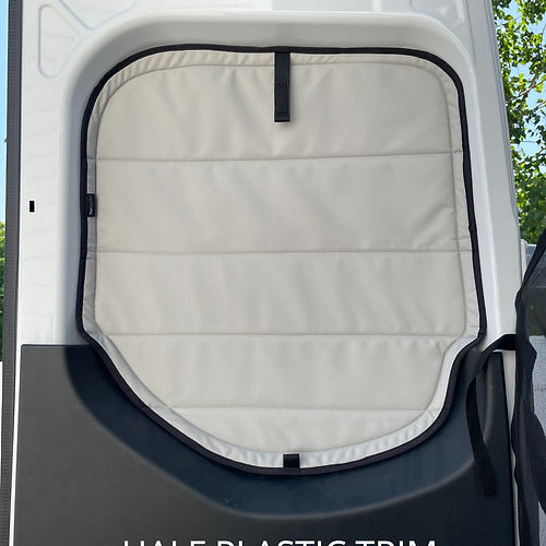 MERCEDES SPRINTER REAR DOOR WINDOW COVERS (PAIR)