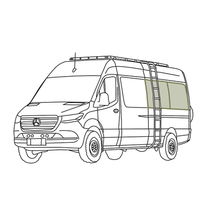 Van Essential - Mercedes-Benz Side Window Covers (144 & 170 Lengths)