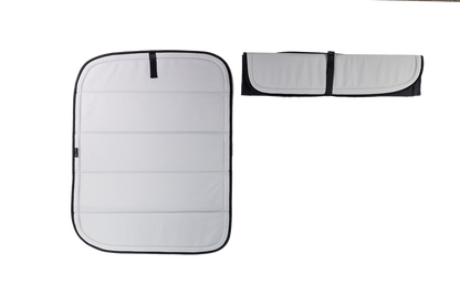 Van Essential FORD Transit Rear Door Window Covers (Pair)