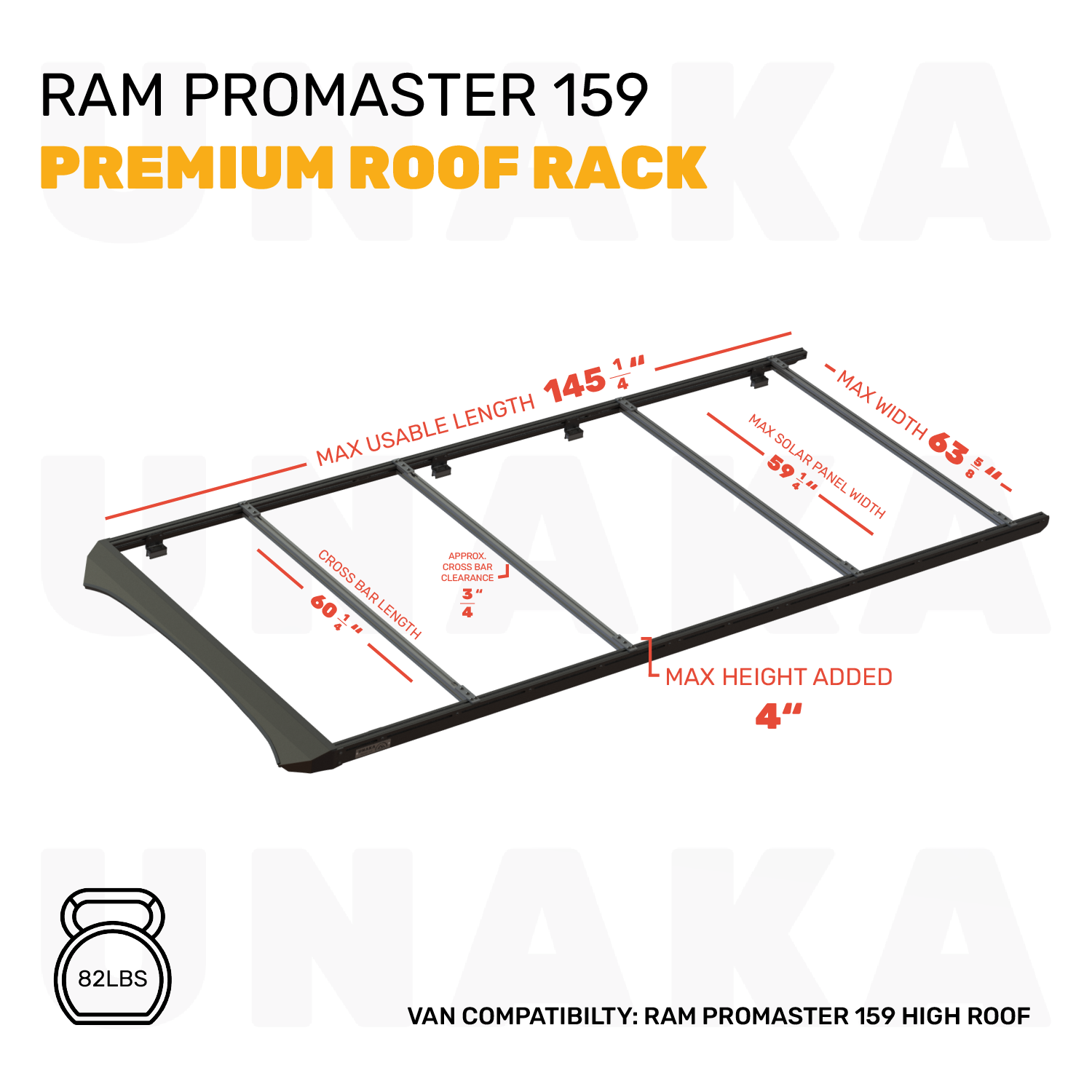 ProMaster Roof Rack - Unaka Gear Co.
