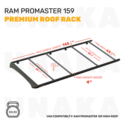 ProMaster Roof Rack - Unaka Gear Co.
