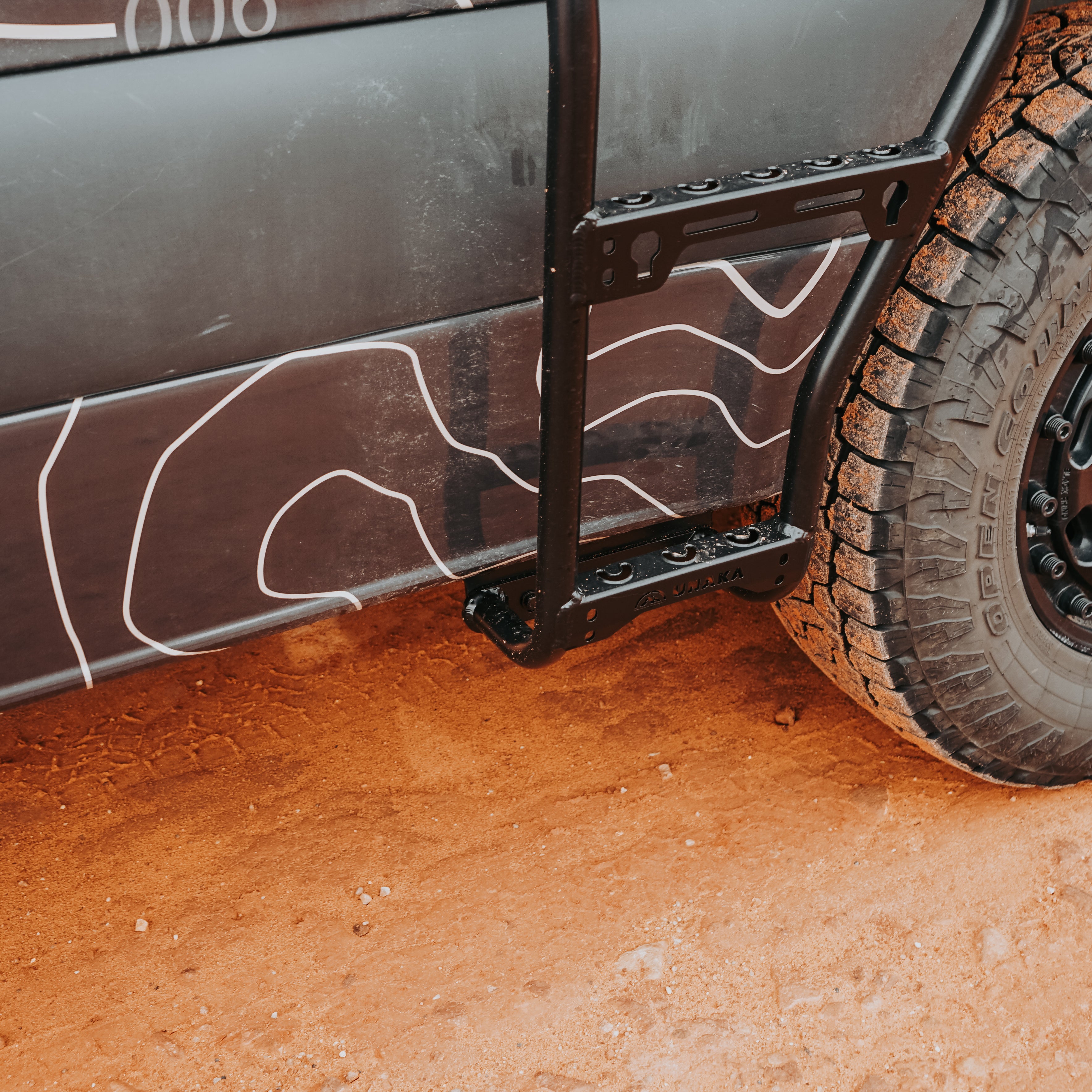 Mercedes Sprinter Wheel Wrap Ladder