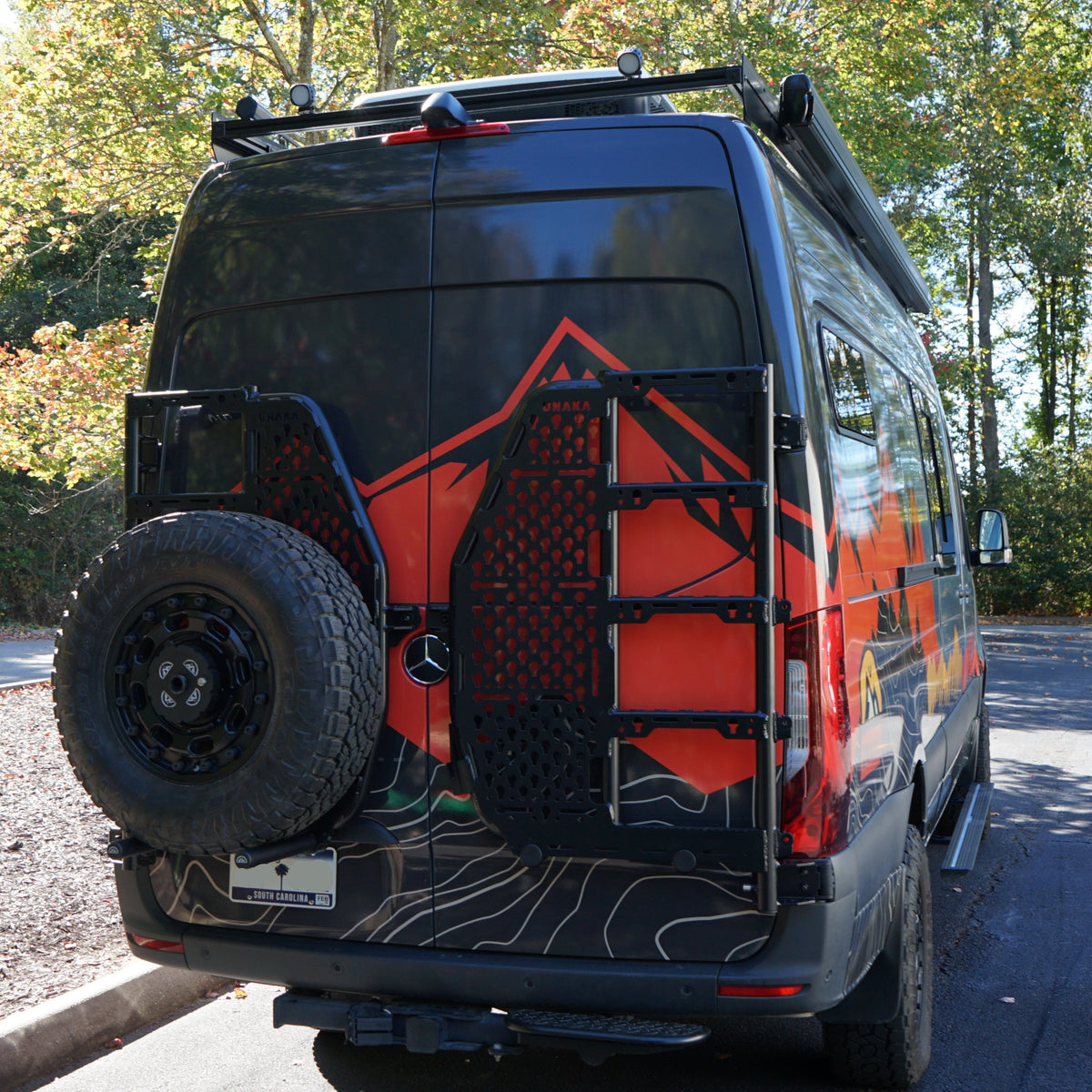 Mercedes Sprinter - Rear Ladder System - Base Kit