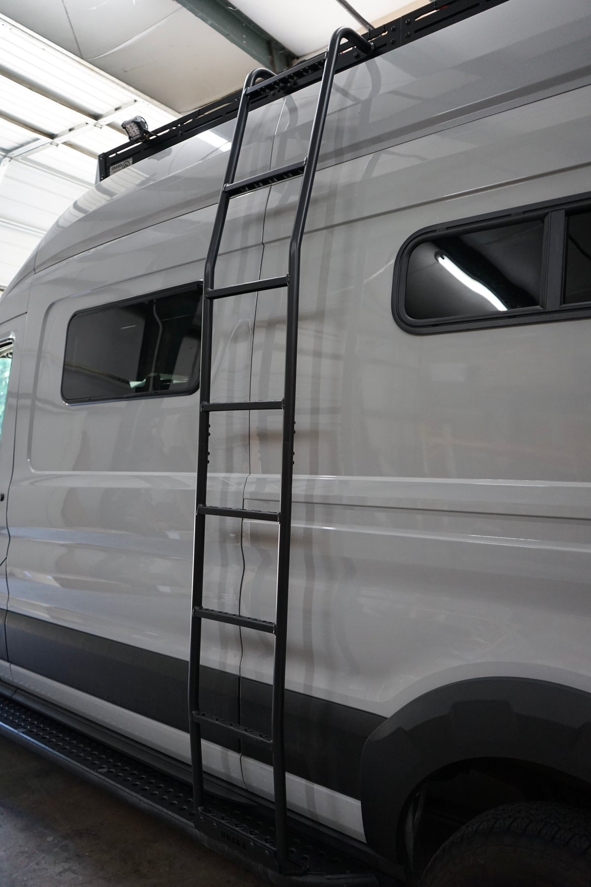 Ford Transit Trail Side Mount Ladder - High Roof
