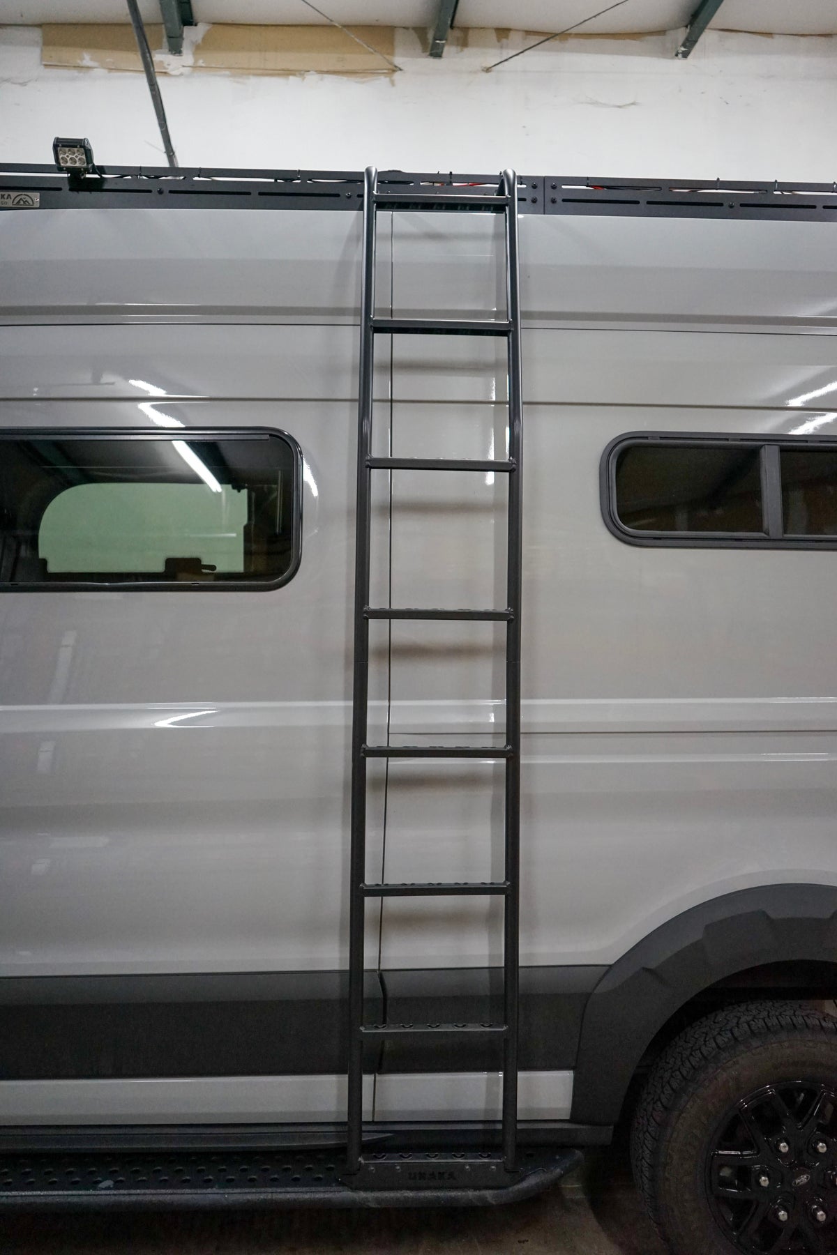Ford Transit Trail Side Mount Ladder - High Roof