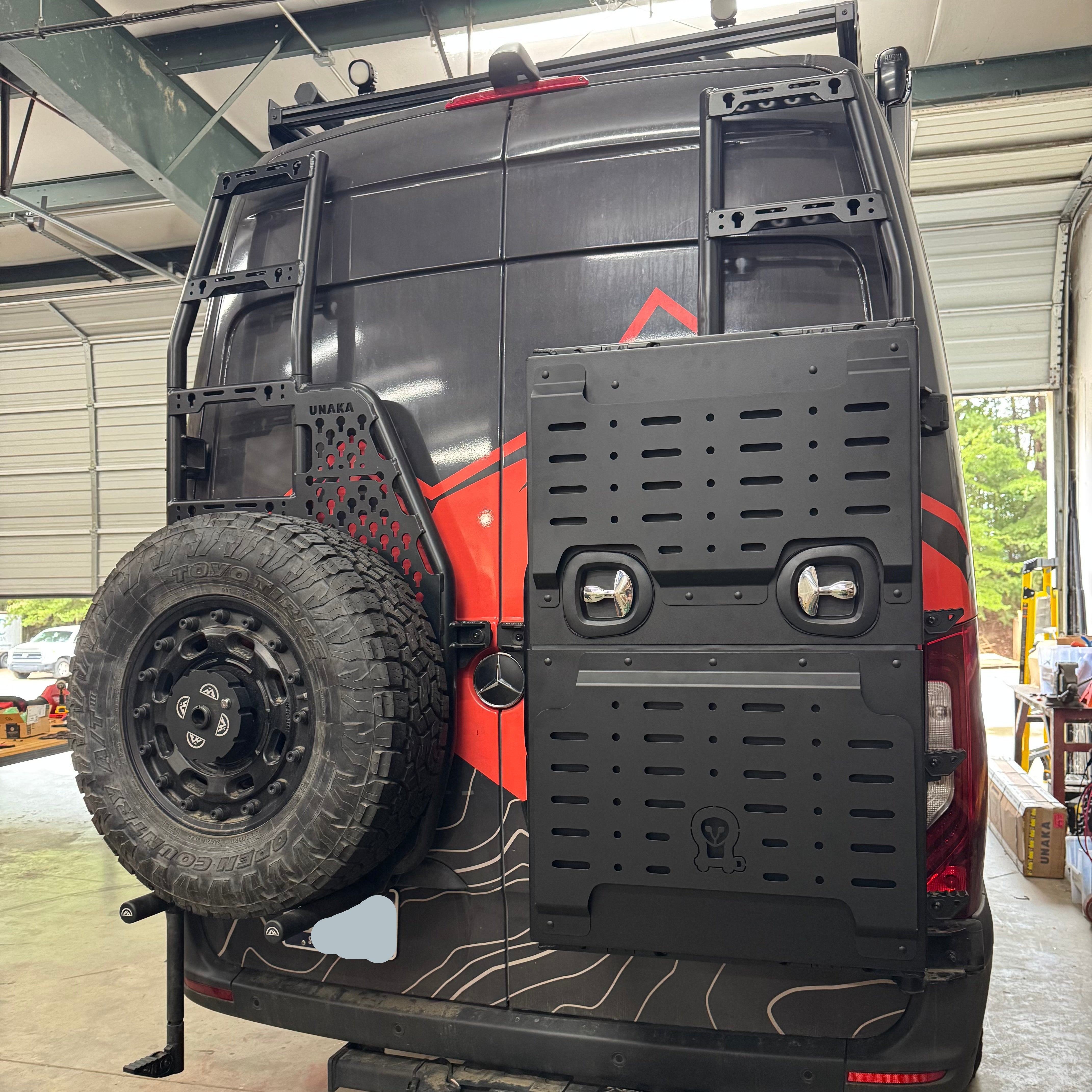 Sprinter - Rear Ladder System - Base Kit