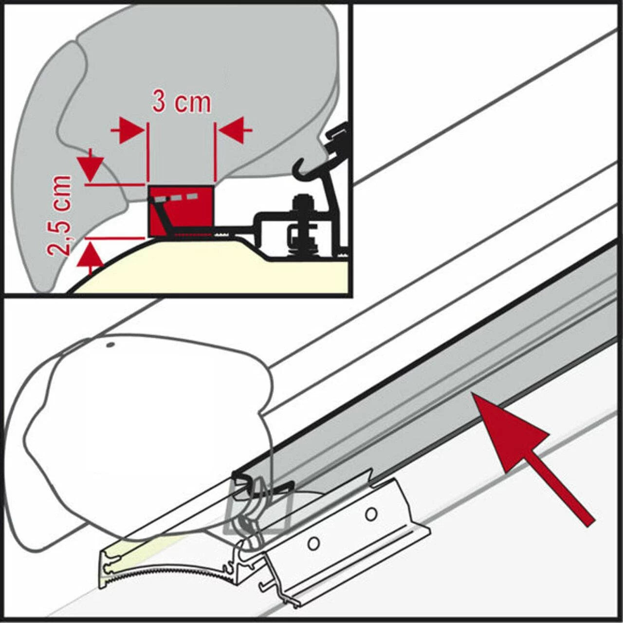 FIAMMA - F65S/F80S 400 RAIN GUARD KIT - 98655-020