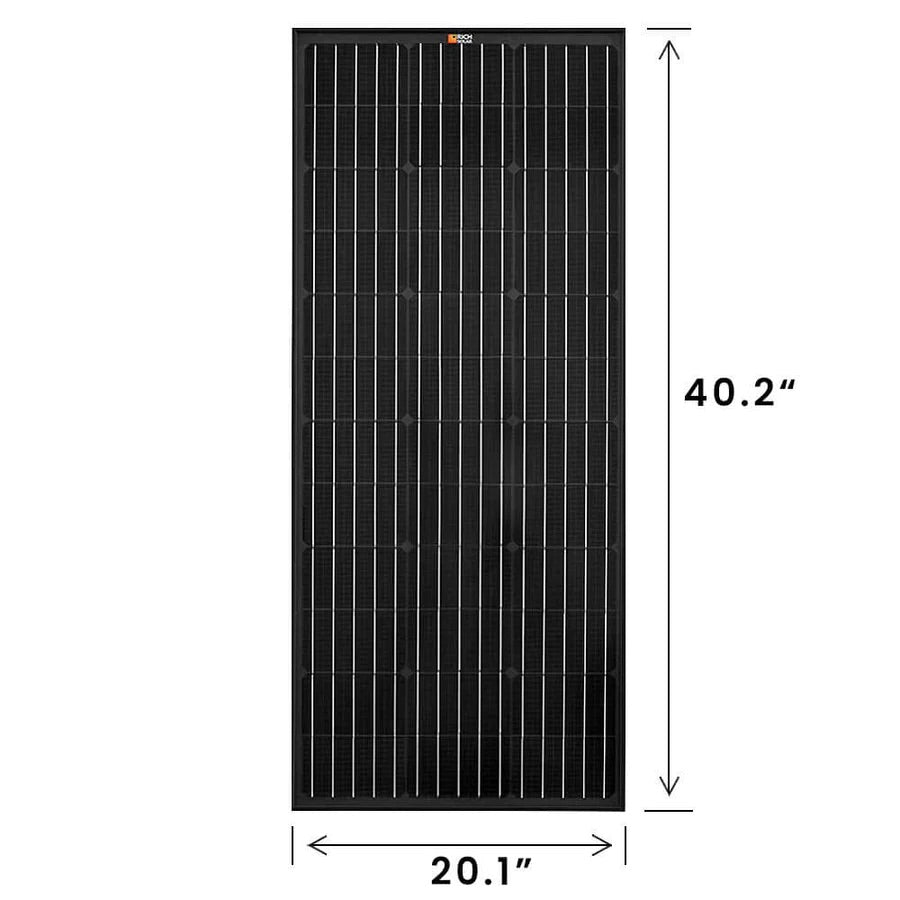 Rich Solar 100W 12V Solar Panel - ONYX