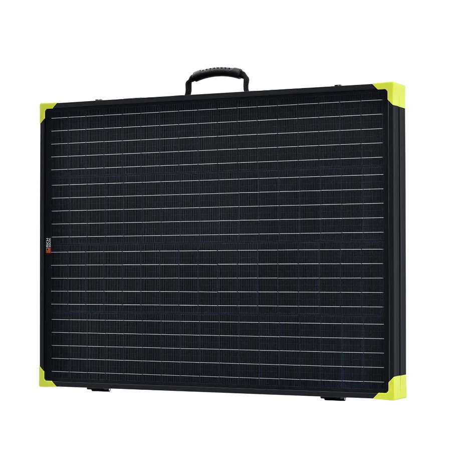 Rich Solar 200 Watt Portable Solar Panel Briefcase - Charging Kit with Included Charge Controller