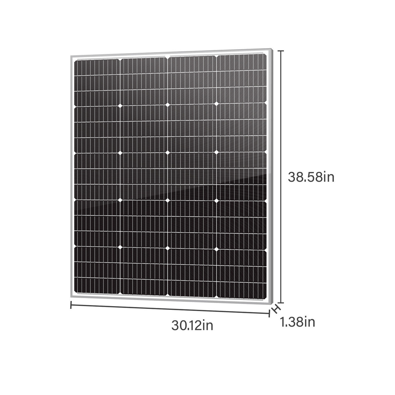 150W Monocrystalline 12V Solar Panel - Unaka Gear Co.