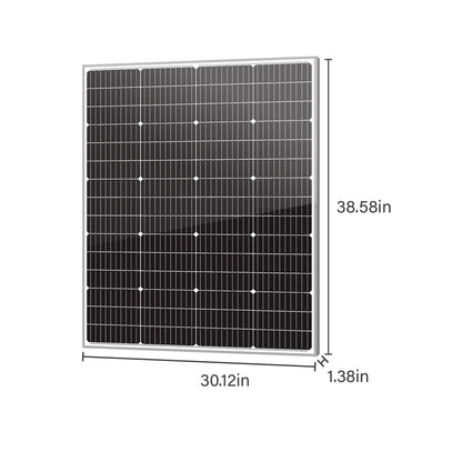 150W Monocrystalline 12V Solar Panel - Unaka Gear Co.