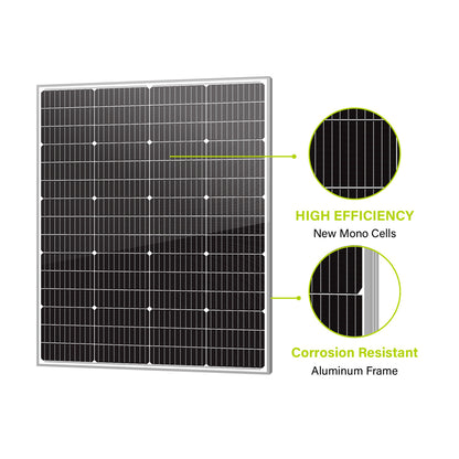 150W Monocrystalline 12V Solar Panel - Unaka Gear Co.