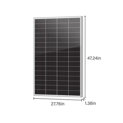 170W 12V Monocrystalline Solar Panel - Unaka Gear Co.