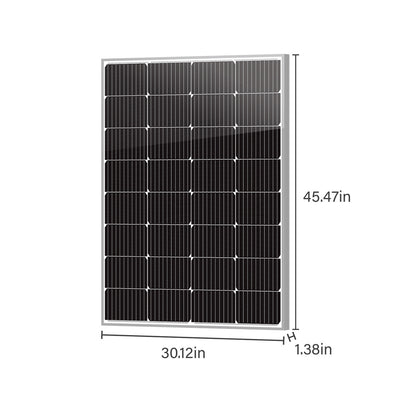 180W 12V Monocrystalline Solar Panel - Unaka Gear Co.
